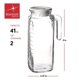 thumbnail image 2 of Jarra Bormioli Rocco 1 L Pack de 2 con tapa blanca, 2 of 8