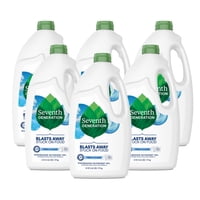 Seventh Generation - Detergente En Gel Para Lavavajillas De Séptima Generación, 1,2 Litros, Paquete De 6