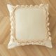 thumbnail image 1 of Almohada Decorativa Firefly Hope Bohemia 17.7x17.7 Pulgadas Crema y Blanco Con Relleno, 1 of 5