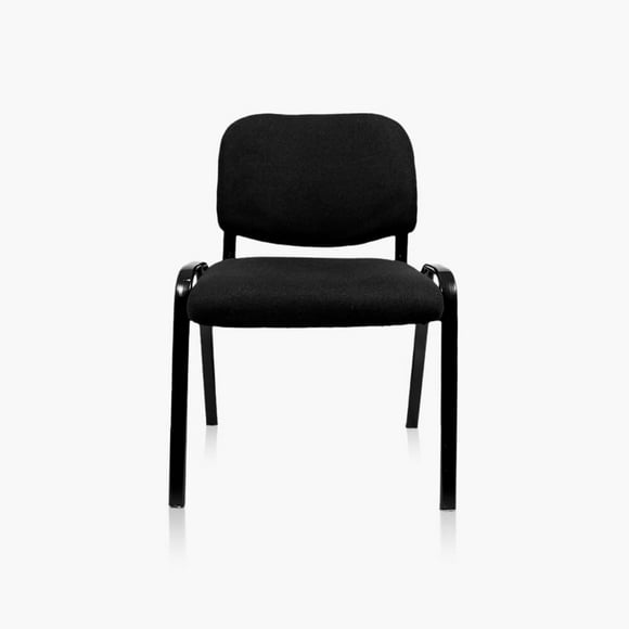 Silla visita ISO acolchada negro