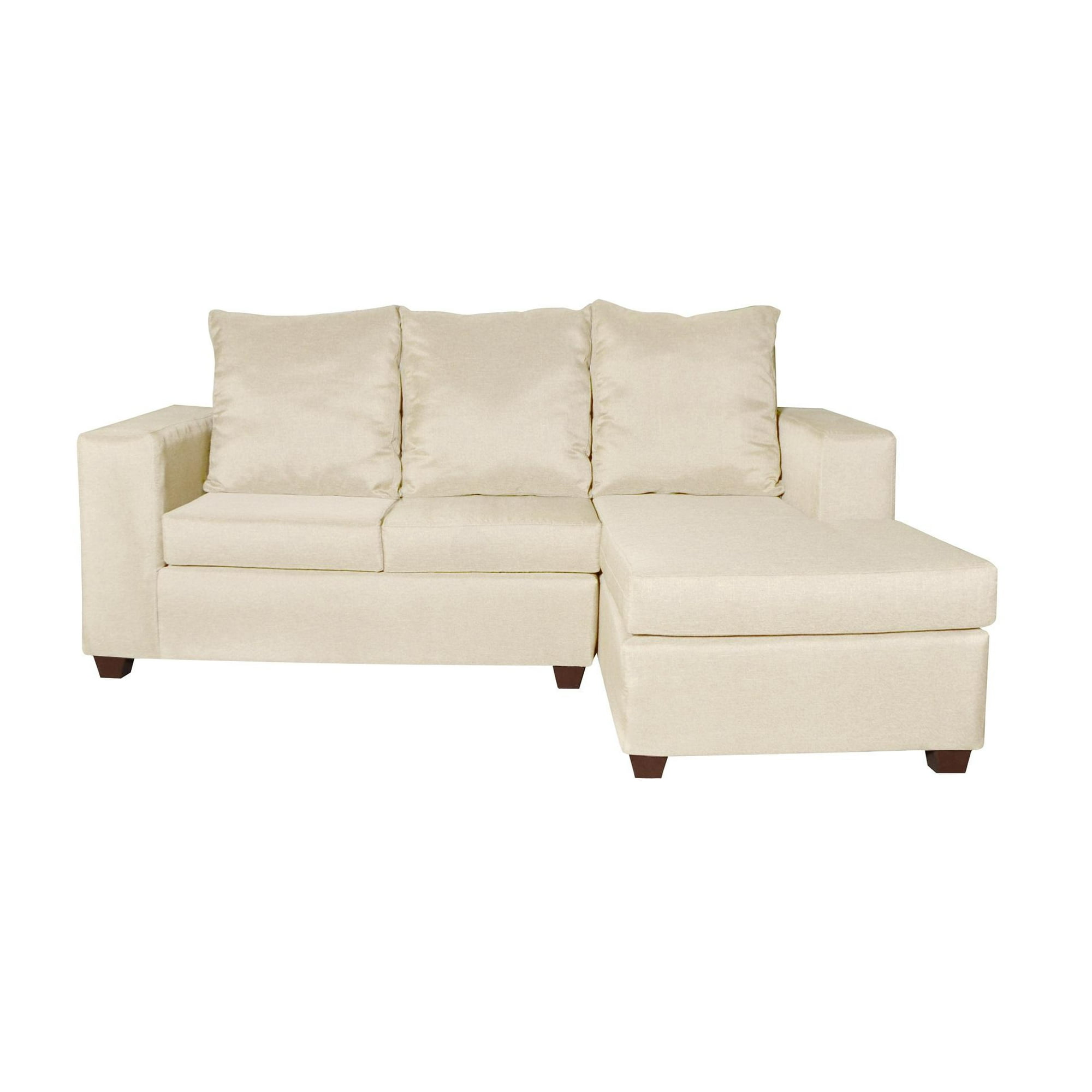 Almore - Seccional Romano Derecho 3 Cps Tela Beige