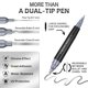 thumbnail image 2 of Marcador de Pintura COORIART Cromo de Doble Punta 0,7/3 mm, 2 of 6
