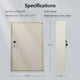 thumbnail image 2 of Caja de llaves SHANTRA de metal, montaje en pared, 64 posiciones, color blanco, 2 of 7