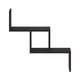 thumbnail image 5 of Escalera flotante para montaje en pared Furinno Rossi Espresso, 5 of 6