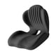 thumbnail image 1 of Cojín de Asiento con Soporte Lumbar de Espuma Viscoelástica Diseño Ergonómico Cubierta Transpirable Acolchado Portátil para Silla de Oficina Y Automó Negro, 1 of 5