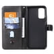 thumbnail image 2 of Funda con Cremallera para Xiaomi POCO M3, Carcasa Cartera de Cuero PU con Soporte y Tarjetero, 2 of 6