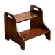 thumbnail image 4 of Taburete De Dos Escalones Portátil Para Muebles, Taburete Para Adultos, Cocina, Guardería, Color Marrón, 4 of 5