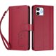thumbnail image 3 of Funda Cartera Trébol para iPhone 12/12 Pro con Ranuras Tarjetas y Carga Inalámbrica Rojo, 3 of 6