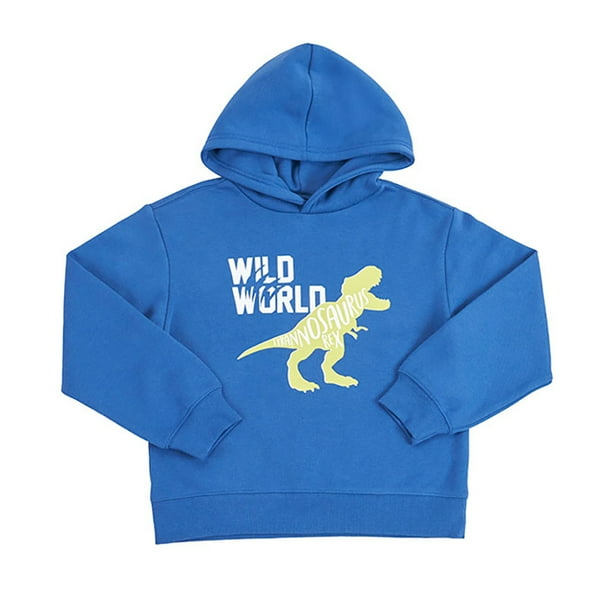 Poleron Niño Kids Hoodie Azul Corona