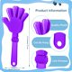 thumbnail image 2 of Clappers ZCYSRLQIN, lila y morado, 19 cm, 24 unidades, obsequios de fiesta, 2 of 7