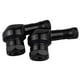 thumbnail image 1 of Vástago de válvula de rueda de motocicleta universal de aluminio CNC de 90 grados negro, 1 of 3