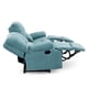thumbnail image 3 of Bergere Perugia Reclinable 3 Cuerpos Tela Velvet Turquesa, 3 of 8
