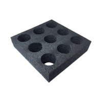 Magideal - Portavasos Con Bandeja De Café, Portavasos Grueso Con Múltiples Agujeros, Portavasos Para Llevar, Soporte Para Tazas De Café Para El Hogar, Tiendas De Nueve Hoyos