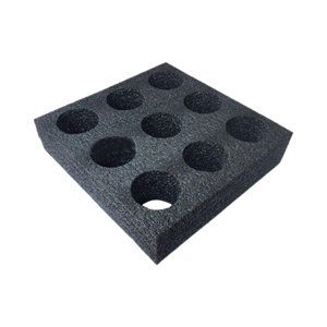 Magideal - Portavasos Con Bandeja De Café, Portavasos Grueso Con Múltiples Agujeros, Portavasos Para Llevar, Soporte Para Tazas De Café Para El Hogar, Tiendas De Nueve Hoyos