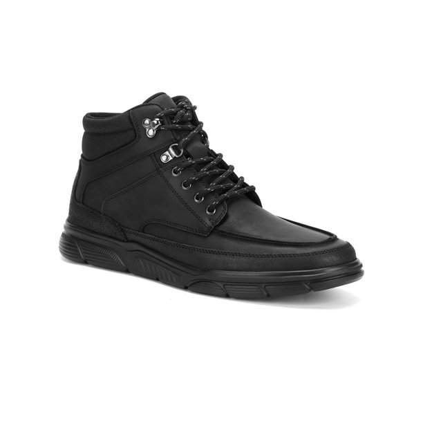Zapatilla Caña Alta Hombre X-Light Cuero Dosscourt Negro Cardinale negro 39