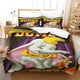 thumbnail image 1 of Dumbo Bedding Set,Kids Boys Cartoon Duvet Cover Set,Lovely Dumbo Quilt Cover Pillowcase Single Twin Full Bed Sheets, 1 of 5