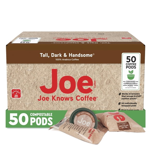 Cápsulas de café Joe Knows Tall Dark & Handsome, 50 unidades