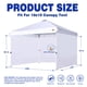 thumbnail image 2 of Laterales para carpa SCOCANOPY, paquete de 3, 218 x 305 cm, blanco, 2 of 7