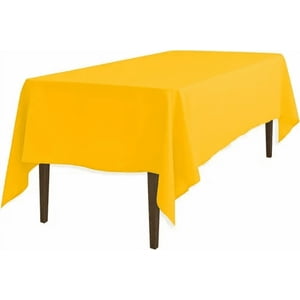 Genérico - Mantel Cumpleaños Glam 137X274 Amarillo