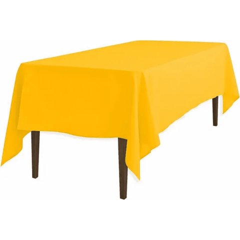Genérico - Mantel Cumpleaños Glam 137X274 Amarillo