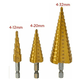 thumbnail image 2 of SET X 3 BROCA ESCALONADA PARA METAL 4-32mm HEMIC, 2 of 3