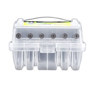 Ioensy - Organizador De Sedal De Pesca Con Agujeros, Caja De Aparejos De Pesca Duradera, Estable Y Portátil