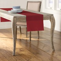 La Linen - Table Runner La, Popelina De Lino Y Poliéster, 35 X 275 Cm, Color Arándano