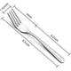 thumbnail image 2 of BEWOS Set de 36 tenedores de mesa de acero inoxidable, 20,8 cm, 2 of 3