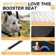 thumbnail image 5 of Asiento de coche HiPetpy para perros pequeños de menos de 30 libras con tapete, 5 of 8