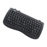 Ultra - Mini Teclado Alambrico Usb Slim Teclas Silenciosas Negro