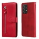 thumbnail image 1 of Funda con Cremallera para Samsung Galaxy A73 5G, Carcasa Cartera de Cuero PU con Soporte y Tarjetero, 1 of 6