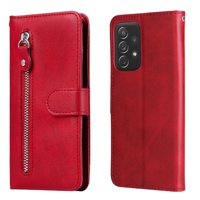 Gangxun - Funda Con Cremallera Para Samsung Galaxy A73 5G, Carcasa Cartera De Cuero Pu Con Soporte Y Tarjetero