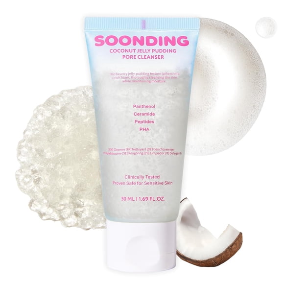 Limpiador Facial SOONDING 50 ml Gelatina de Coco tipo Pudding