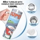 thumbnail image 5 of Superbuns Vaso aislado de acero inoxidable con asa, diseño temático, regalo para familia, amigos y fans; incluye pajita y encaja en el portavasos estándar, 40 oz, 5 of 6