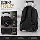 thumbnail image 3 of Mochila Trolley Con Ruedas 2en1 Viaje Oficina Ejecutiva 30l Negro Modelo 2, 3 of 3