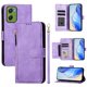 thumbnail image 4 of Funda Billetera Cremallera para Motorola Moto G06 4G con Porta Tarjetas, Soporte y Correa Morado, 4 of 5