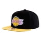 thumbnail image 2 of Gorro Jockey Snapback Nba Los Angeles Lakers Visera Plana Negro Amarillo, 2 of 3