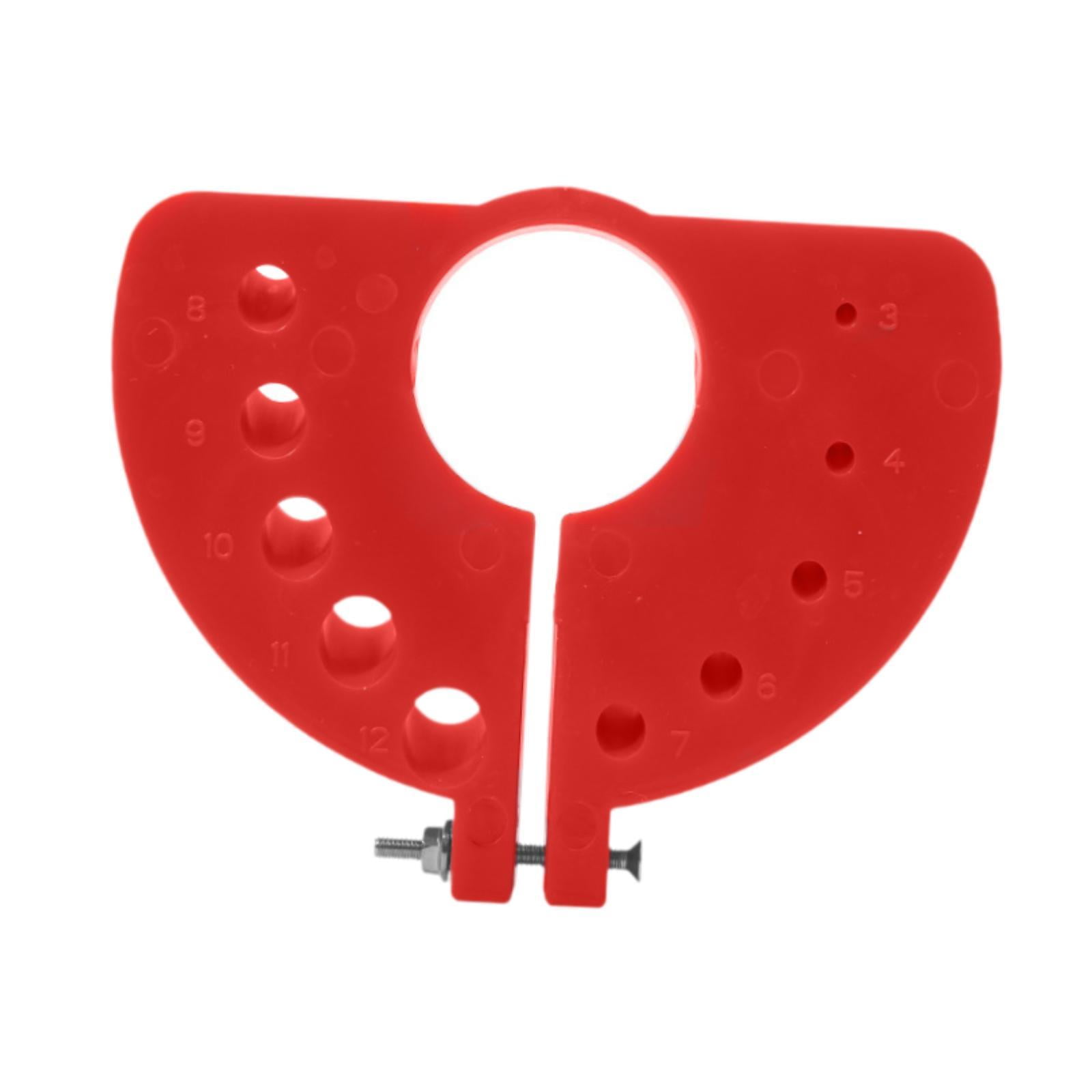 Magideal - Accesorios De Afiladores De Brote De Perforación Fácil Instalación, Multipropósito, Accesorio De Accesorio De Molienda De Perforación Universal Acceso Rojo