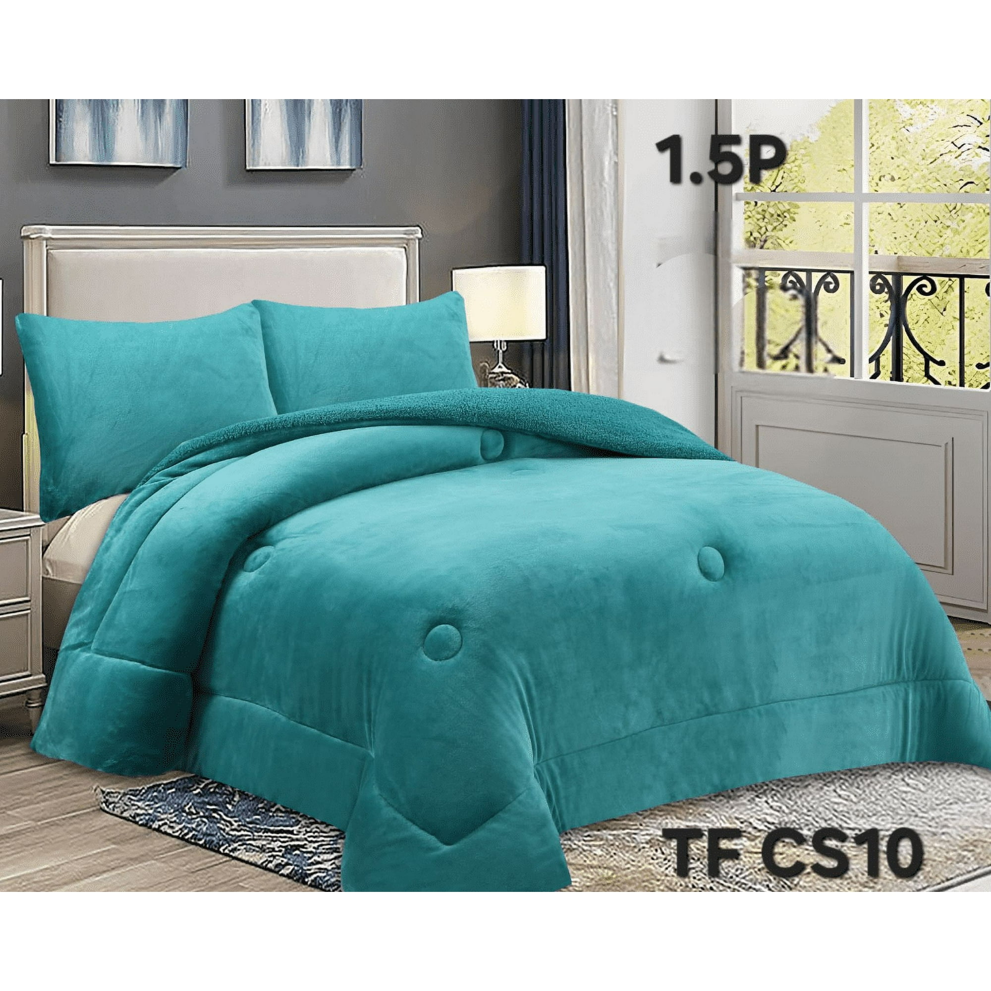 Todostore - Cobertor De Invierno Plush Liso Plaza Y Media