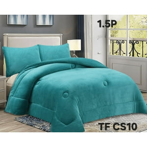 Angeles Del Hogar - Cobertor De Invierno Plush Liso Plaza Y Media