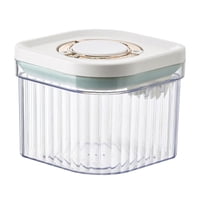 Magideal - Contenedor De Fórmula, Caja De Leche En Polvo Con Botón De Cuchara, Práctico Dispensador Portátil De Leche En Polvo, Lata De Fideos De Arroz Para Bebé Claro