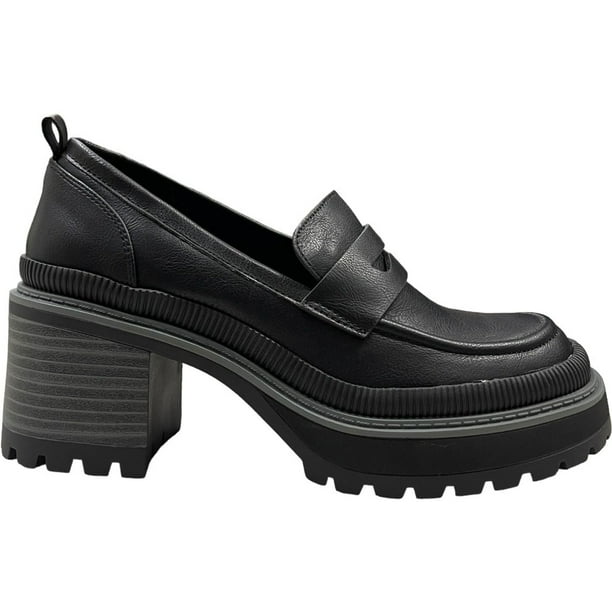 Mocasin Mujer Negro Pamplona Detogni
