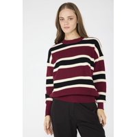Atr - Sweater Rayas Pascal Burdeo Vino L