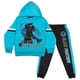 thumbnail image 1 of Conjunto de 2 Piezas para Niños Marvel Black Panther con Sudadera y Pantalón de Forro Polar, 1 of 7