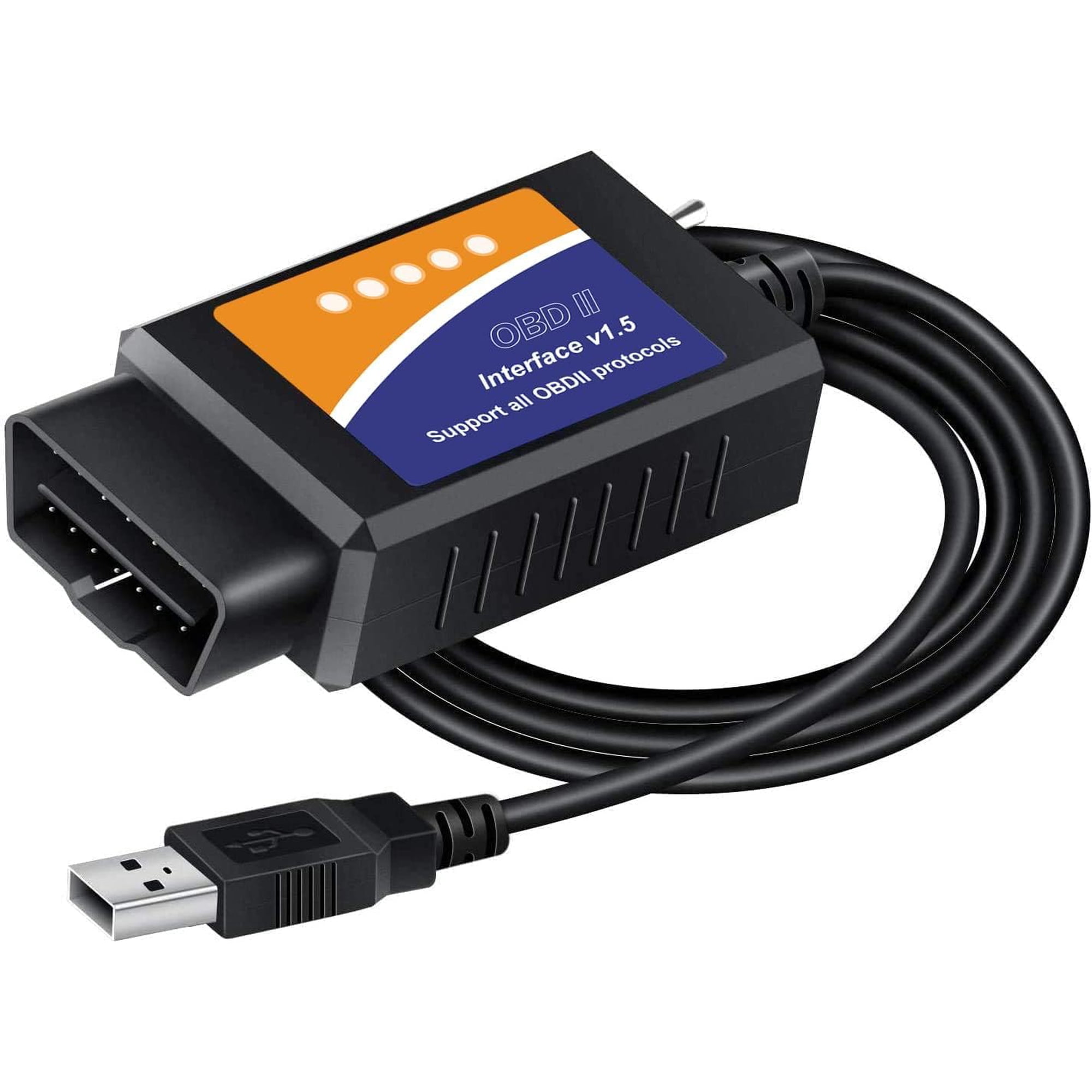 Obdresource - Escáner Usb Del Adaptador Obd2 Elm327 Para Ford Lincoln Mazda