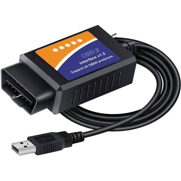 Escáner USB del adaptador OBD2 ELM327 para Ford Lincoln Mazda