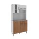 thumbnail image 1 of Mueble Cocina 6 Puertas Blanco - Almendra, 1 of 3