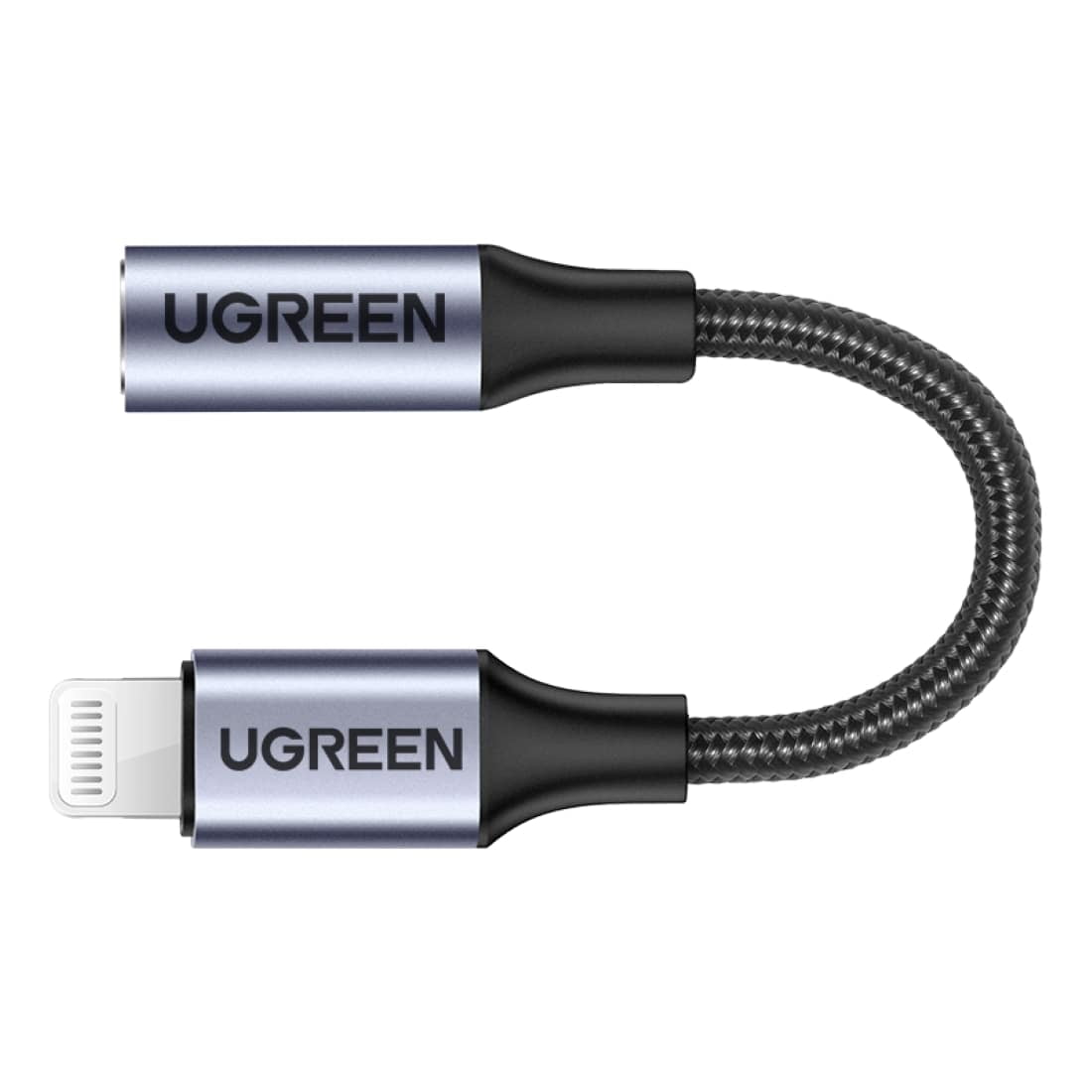 Ugreen - Adaptador Lightning A 3.5mm Mini Jack Modelo Us211 Certificado 10cms