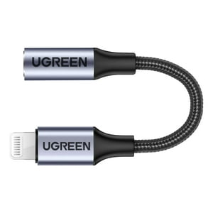Ugreen - Adaptador Lightning A 3.5Mm Mini Jack Modelo Us211 Certificado 10Cms