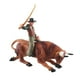thumbnail image 4 of Figuras Taurinas Animal Ganado Estatua Independiente Coleccionable Ornamento Marrón, 4 of 5